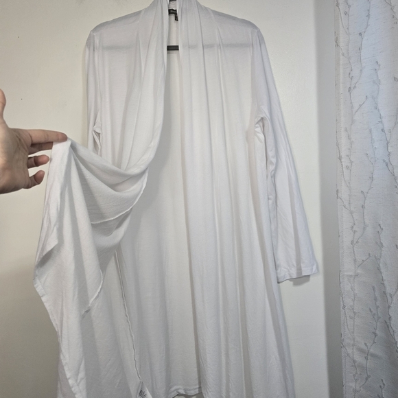 Tommy Bahama White Beach Cover Up Wrap Cardigan Swim Resort Vacation Pool - Picture 4 of 9